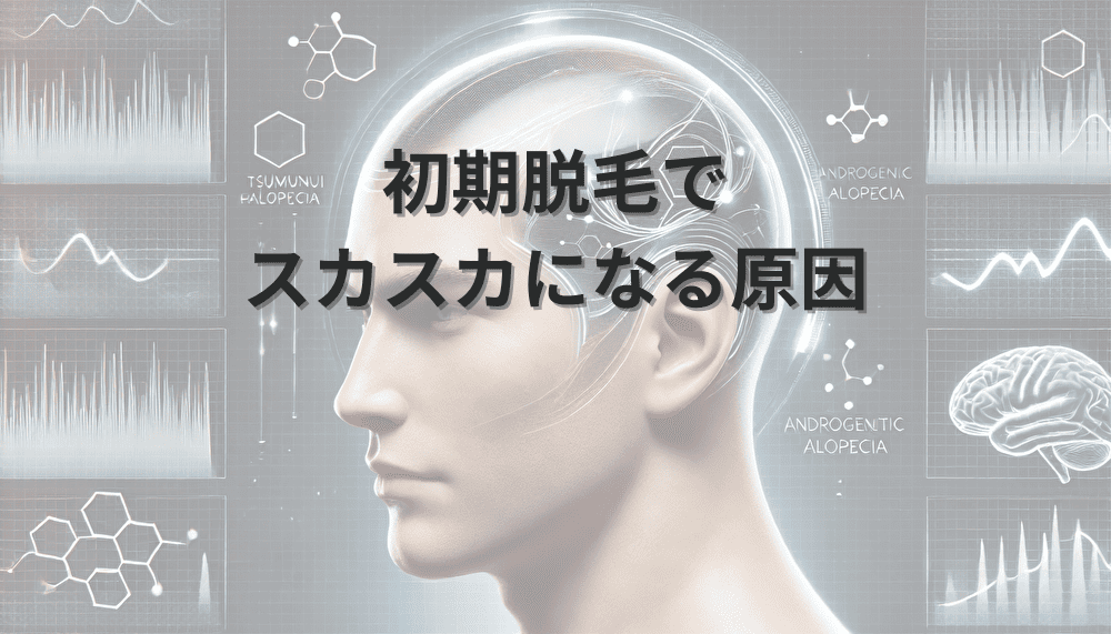 初期脱毛　スカスカになる　原因