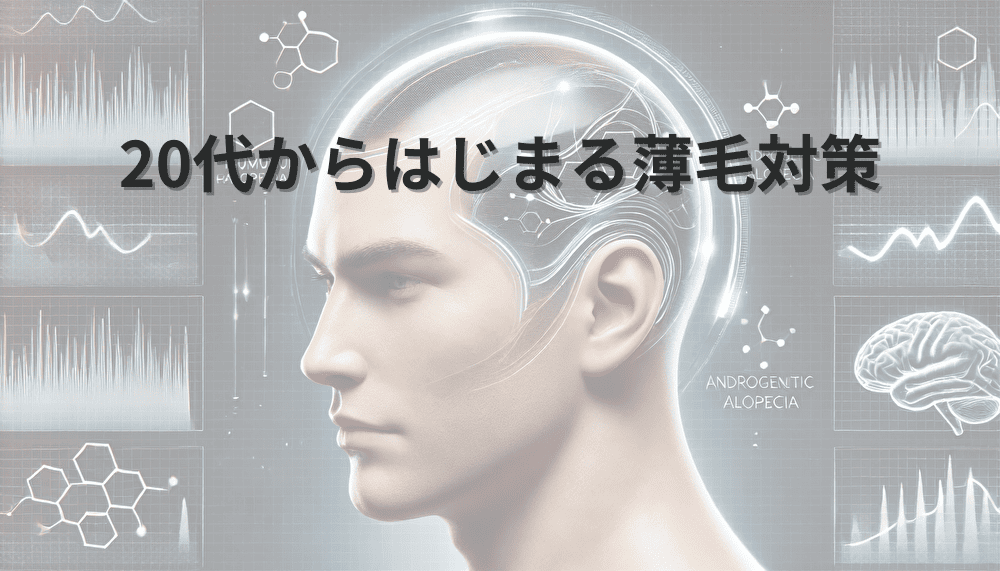 20代からはじまる薄毛対策
