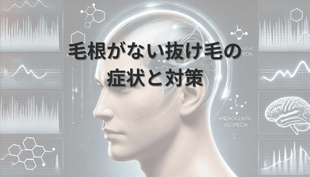 毛根がない　抜け毛