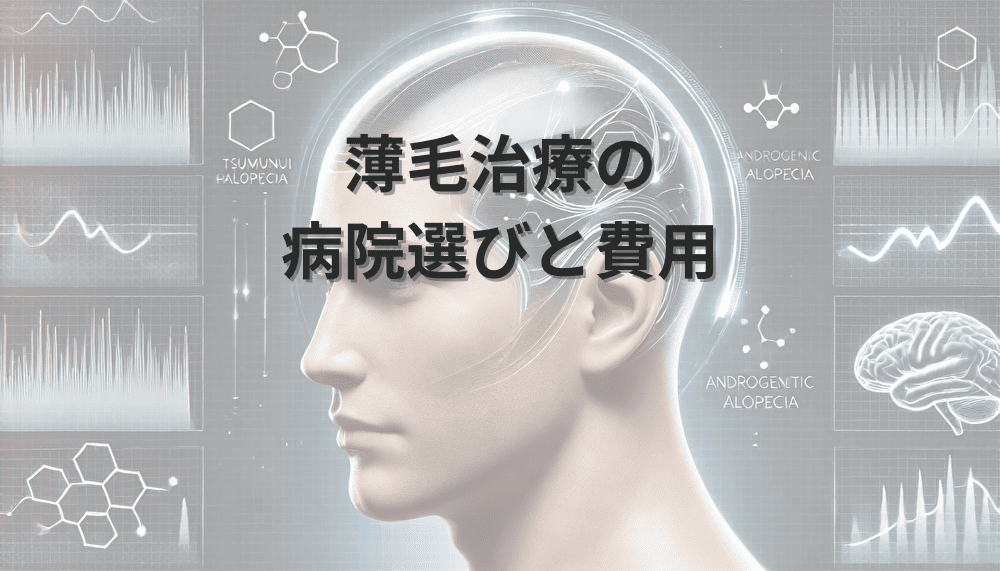 薄毛治療の 病院選びと費用