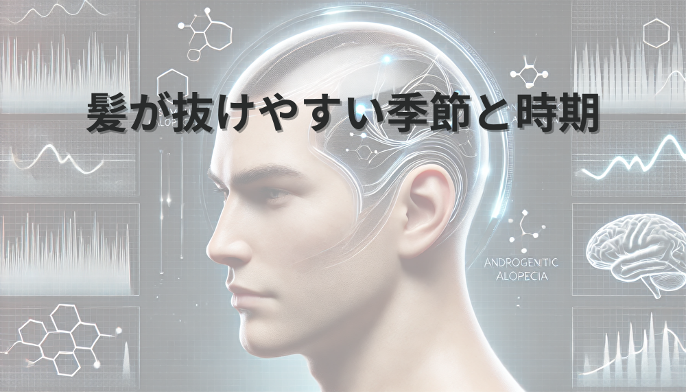 髪が抜けやすい季節と時期