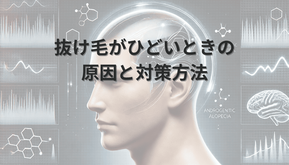 抜け毛がひどいときに考えられる原因と対策方法は何か