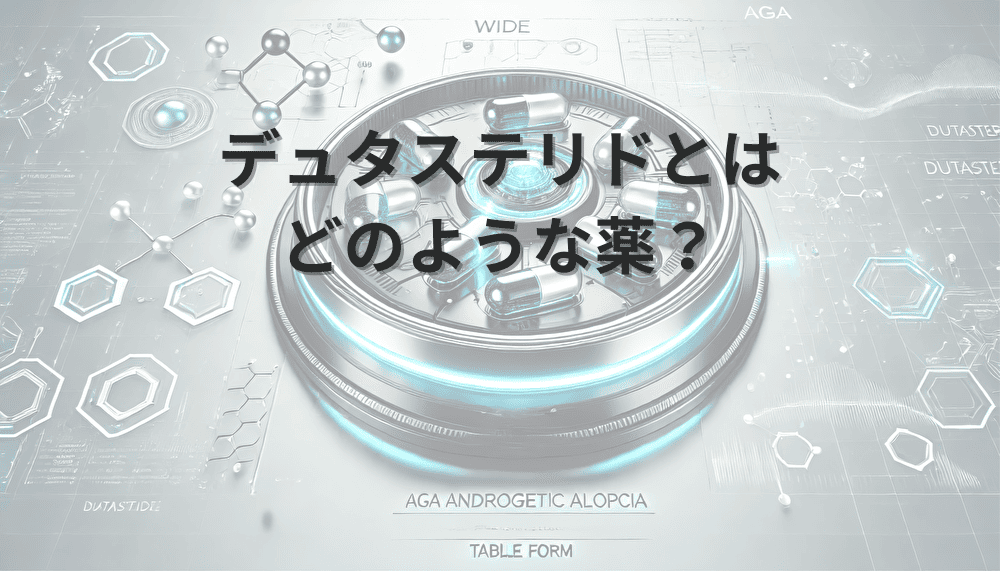 デュタステリドとはどのような薬？薄毛治療にどう作用するのか