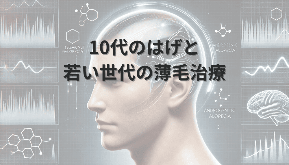 10代のはげと若い世代の薄毛治療