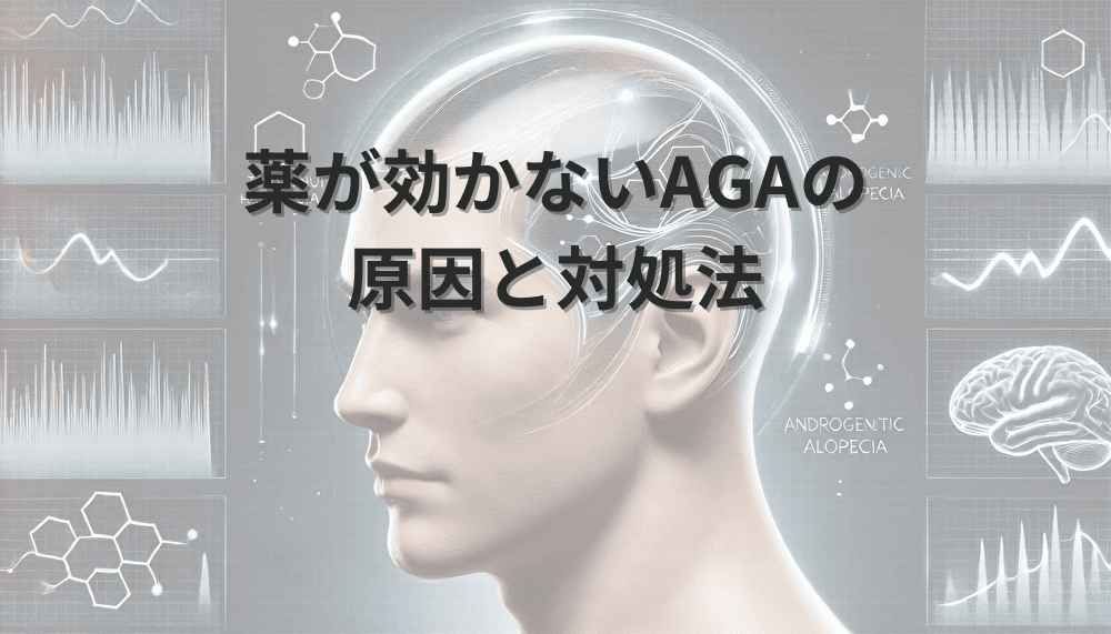 薬が効かないAGAの原因と対処法