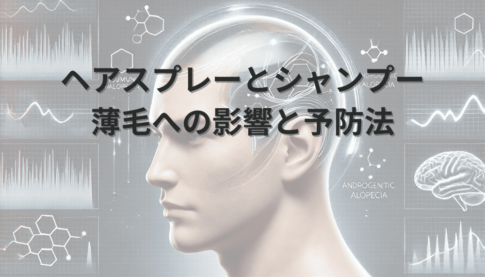 ヘアスプレーとシャンプーによる薄毛への影響と予防法
