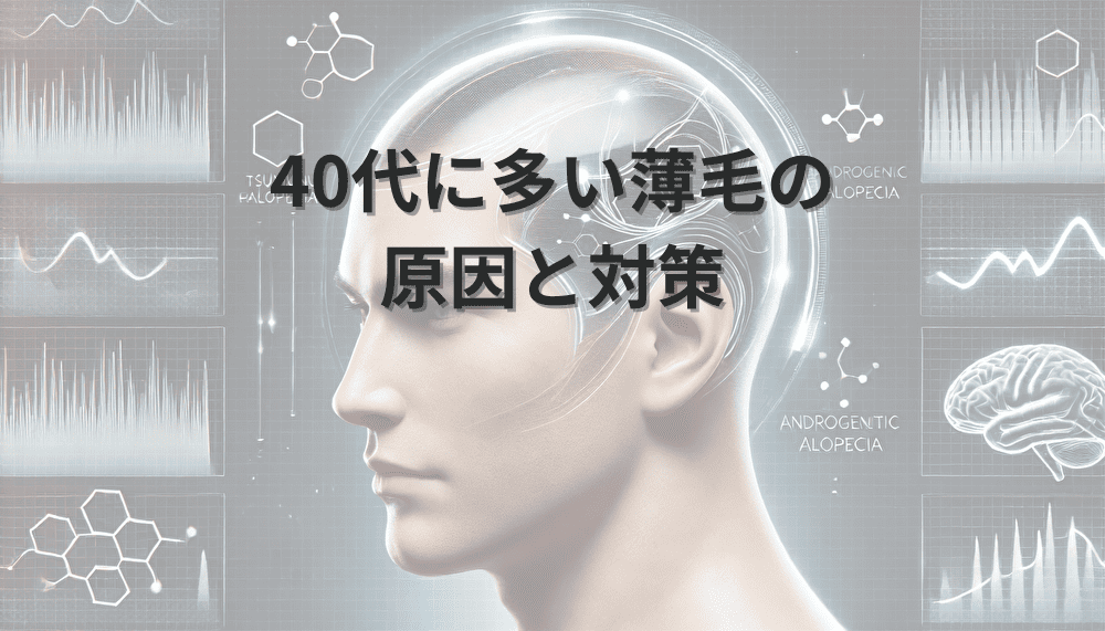 40代に多い薄毛の原因と対策について理解しておくこと