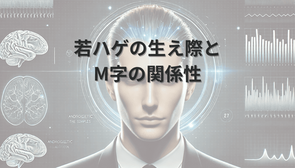 若ハゲの生え際とM字の関係性｜つむじの変化について