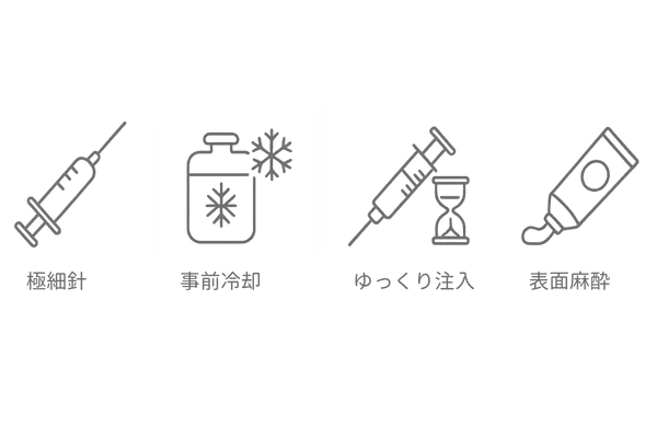 円形脱毛症 注射治療の痛みを軽減する方法（極細針・冷却・ゆっくり注入・表面麻酔）