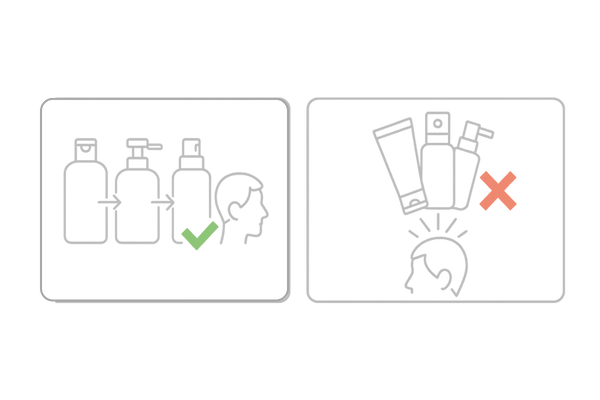 市販育毛剤の併用方針｜ライン使いの相乗と過剰併用の注意点をビジュアルで理解