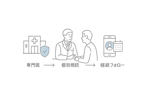 クリニック選びと継続フォロー