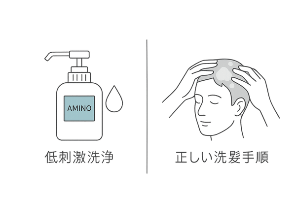 低刺激シャンプーの選び方と正しい洗髪手順