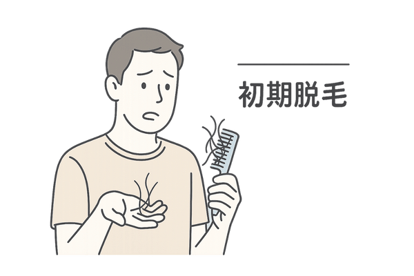 初期脱毛のイメージ