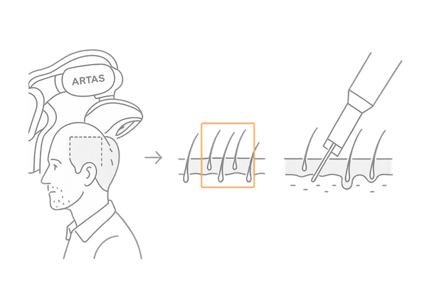 ARTAS植毛ロボットの仕組み｜画像認識と精密採取フロー
