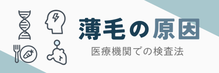 薄毛の原因