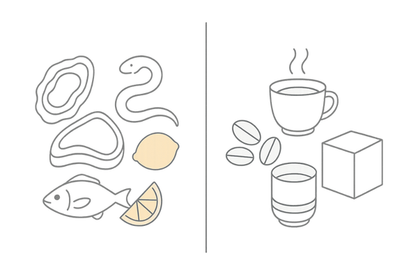 亜鉛を効果的に摂る食事と吸収のポイント（助ける栄養 vs 妨げる要素）