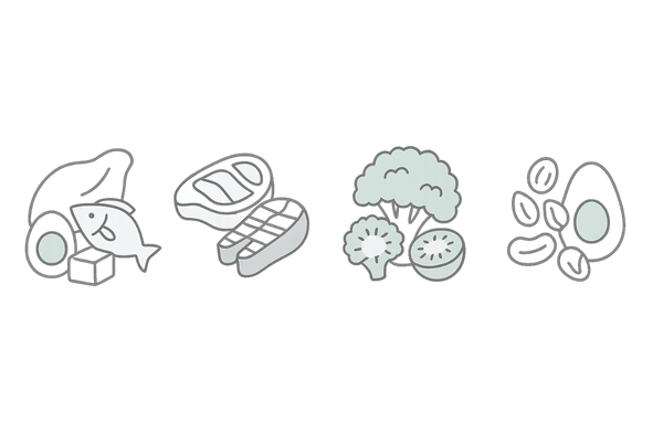 髪に良い食べ物の具体例(タンパク質・亜鉛・ビタミンC/E源を一目で確認)