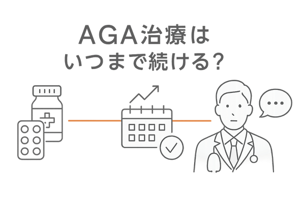 AGA治療の期間はいつまで?