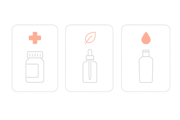 育毛関連製品の分類|医薬品・医薬部外品・化粧品の違いを示す比較イラスト