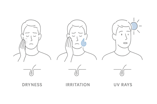 頭皮環境の慢性悪化（乾燥・炎症・紫外線）