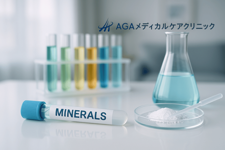 ミネラルの検査 - 髪の悩みの原因を解明