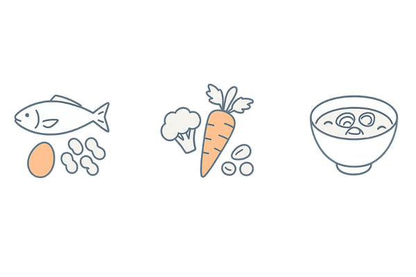 肝臓と髪を守る栄養のとり方（たんぱく質・ビタミンミネラル・しじみ）