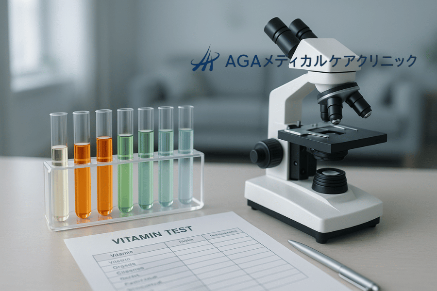 ビタミン類の検査 髪の健康に必要な栄養素を調べる