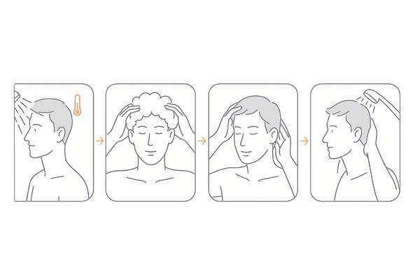 ワックスの正しい落とし方｜予洗いとダブルシャンプーの4ステップ
