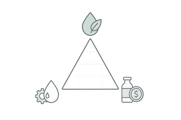 育毛剤の評価基準トライアングル｜頭皮適合性・有効成分バランス・継続しやすさ