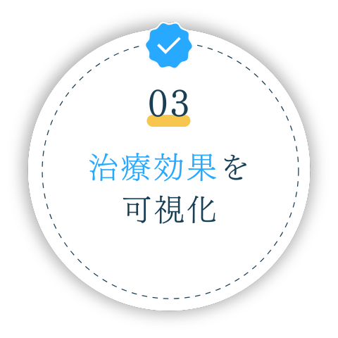 治療効果を可視化
