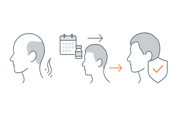 AGA治療の寛解と現状維持｜発毛から安定までの3ステップフロー