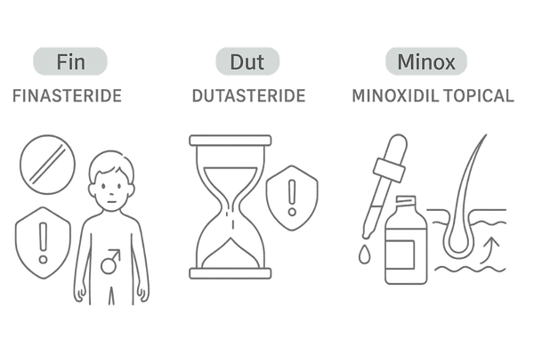 妊活中のAGA治療薬の注意点比較（フィナステリド・デュタステリド・ミノキシジル外用）