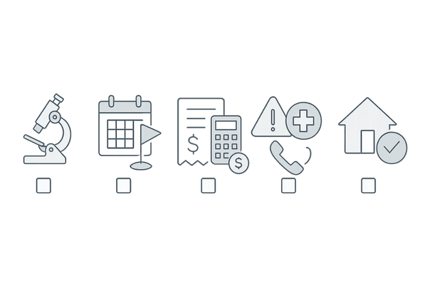 カウンセリングで確認すべき5項目｜治療根拠・期間目標・費用内訳・副作用対応・持ち帰り検討OK