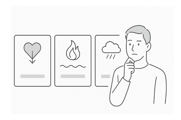 フィナステリド副作用頻度のイメージ（リビドー低下・ED・抑うつ）