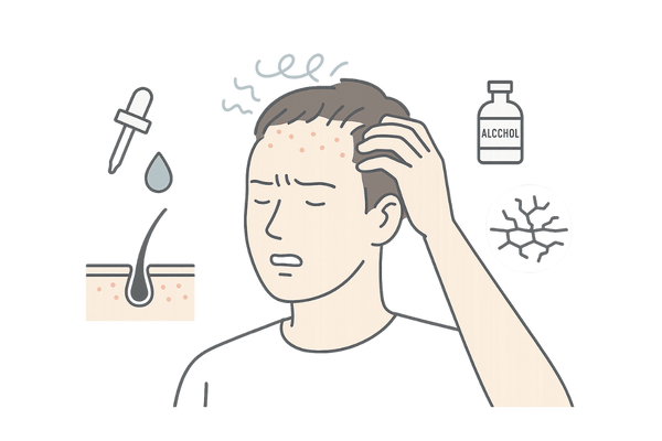 ミノキシジル外用の皮膚症状（かゆみ・発疹・乾燥）