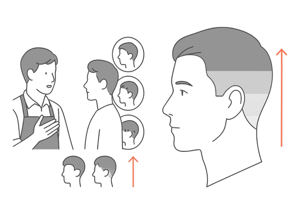 薄毛をカバーするスポーツ刈りのオーダー要点｜トップ長さと刈り上げ高さ