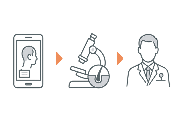 危険な抜け毛を見つけた時の初動｜写真記録・頭皮観察・専門相談の3ステップ