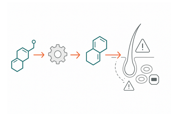 DHTによる毛母細胞抑制のメカニズム｜5αリダクターゼ→脱毛因子シグナル