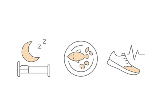 ホルモンバランスを整える生活習慣（睡眠・栄養・運動）の3本柱