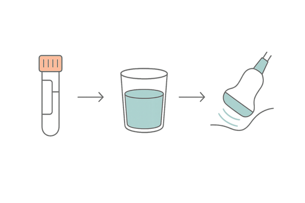 インスリン抵抗性評価の全体像(採血・OGTTドリンク・超音波の俯瞰)