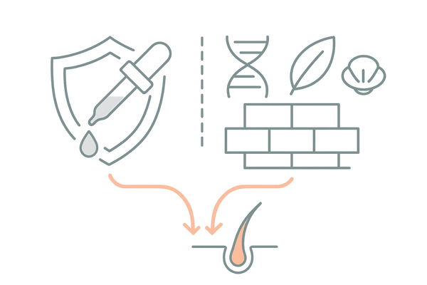 AGA治療と栄養の二本柱（薬の作用×ケラチン材料の土台づくり）