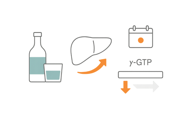 γ-GTPと飲酒の関係｜節酒・休肝日のアクションイメージ