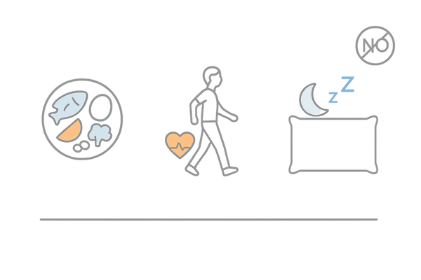 生活習慣で発毛治療を後押しする3ポイント（食事・運動・睡眠）