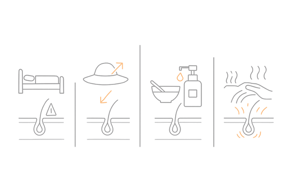 季節ごとの抜け毛対策まとめ｜春・夏・秋・冬のケアポイント