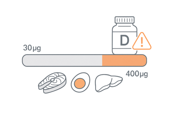 セレンの適正摂取レンジ（30–400μg/日）の目安ゲージと注意ポイント