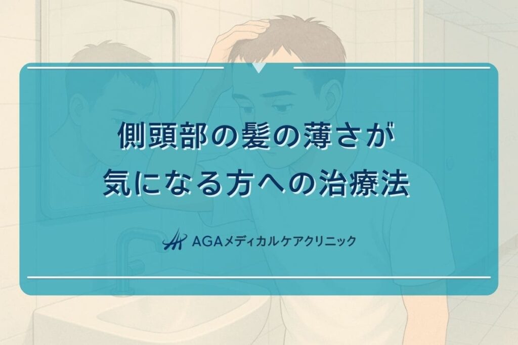側頭部 髪 薄い、側頭部 薄毛 治る