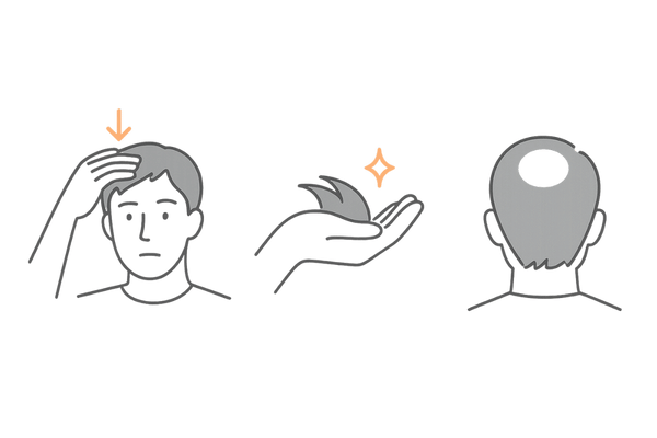 初期サインの可視化：全体が薄く見える前の3つの兆候（スタイリング・触感・地肌透け）