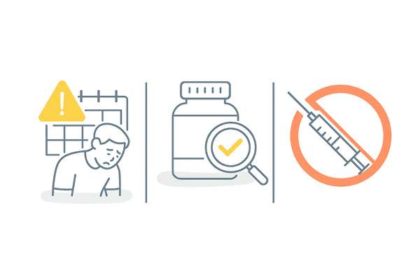 注意が必要なトレーニングと関連習慣｜オーバートレーニング・サプリ確認・ステロイド禁止