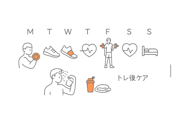 AGAを悪化させない賢い筋トレ術｜週次プランとトレ後ケアのミニフロー