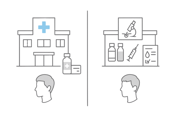受診先の選び方:一般皮膚科とAGA専門クリニックの特徴比較